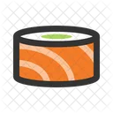Maki Sushi Seafood Icon