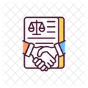 Making legal deal  Icon