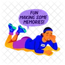 Making Memories Bored Sarcastic Icon