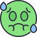 Malade Emoji Emoticones Icône