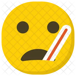 Emoji malade Emoji Icône