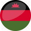 Malawi Bandeira Pais Ícone