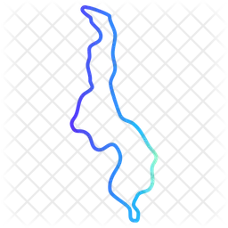 Malawi map  Icon