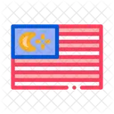 Flagge Malaysia National Symbol