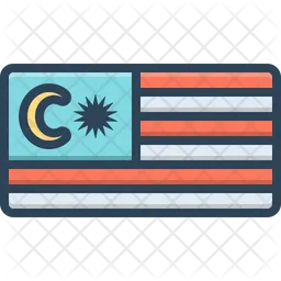 Malaysische Flagge  Symbol