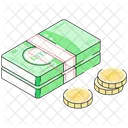 Malaysian Ringgit Paper Currency Banknote Icon