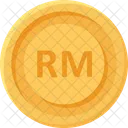 Malaysian Ringgit Coin Coins Currency Icon