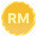 Malaysian Ringgit Coin  Icon