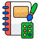 Malbuch Notizbuch Ratgeber Icon