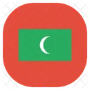 Maldive Nazionale Paese Icon