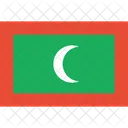 Maldives Flag World Icon