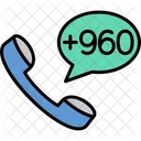 Maldives Dial Code  Icon