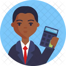 Male Accountant  Icon