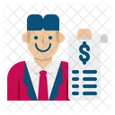 Male Accountant Accountant Male Finance Icon