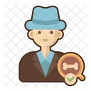 Male Archaeologist  Icon