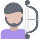 Male Archer Archer Bow Icon