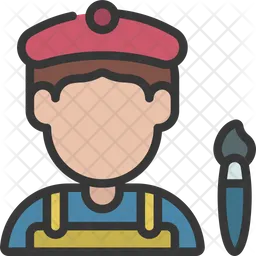 Male Artist  Icon