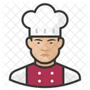 Male Asian Chef  Icon