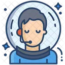 Male Astronaut Icon