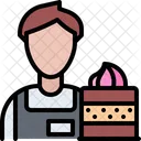 Male Baker Baker Worker Icon