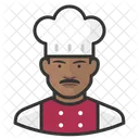 Male Black Chef Male Black Icon