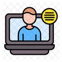 Blogger Video Male Vlogger Icon