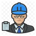Male Building Inspector Building Inspector Icon