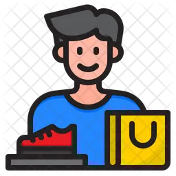 Male Buyer  Icon
