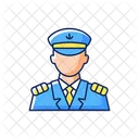 Male Captain Male Captain Icon