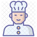 Male Chef Professional Cook Cuisinier Icon
