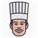 Male Chef Cook Food Preparer Icon