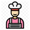 Male Chef Chef Cooking Icon