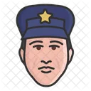 Police Officer Policeman Male Cop Icon
