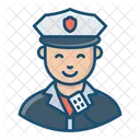 Police Officer Male Cop Policeman Icon