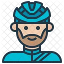 Cyclist Male Avatar Icon