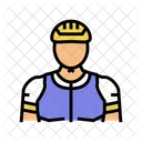 Male Cyclist  Icon