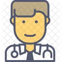 Male Doctor Doctor Consult Icon