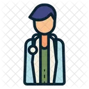 Doctor Physician Stethoscope Icon