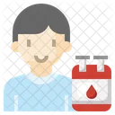Male Donor Blood Donor Blood Donation Icon