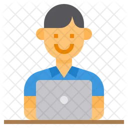 Male Employee  Icon