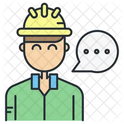Male Engineer  Icon