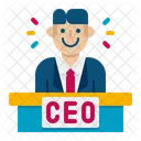 Male Executive Officer Executive Officer Male Ceo Icon