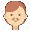 Male Face  Icon