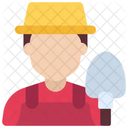 Male Farmer  Icon