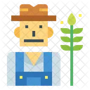 Male Farmer  Icon