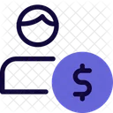 Male Financer Financer Male Employee Icon