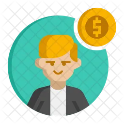 Male Financial Officer  Icon