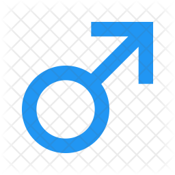 Male gender sign Icon of Flat style - Available in SVG, PNG, EPS, AI ...