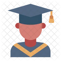 Male Graduate  Icon