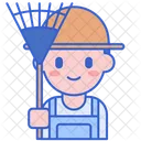 Male Groundskeeper  Icon